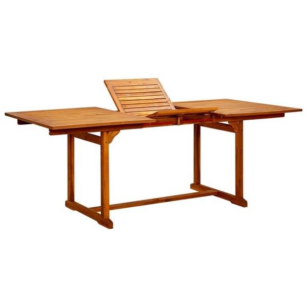 Table de jardin 3011259 Marron - Acacia - 200 x 75 x 200 cm
