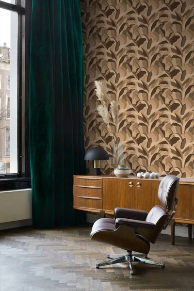 Tapete 348064 Braun - Papier - 50 x 900 x 900 cm
