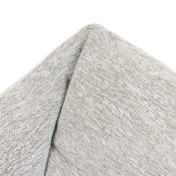 Sitzsack Natalia mit Hocker 2er Set Beige - Webstoff - 70 x 65 x 70 cm