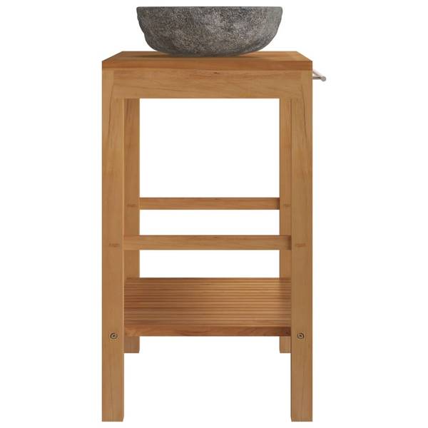 Badezimmerschrank  295976 Braun - Teakholz - 45 x 75 x 74 cm
