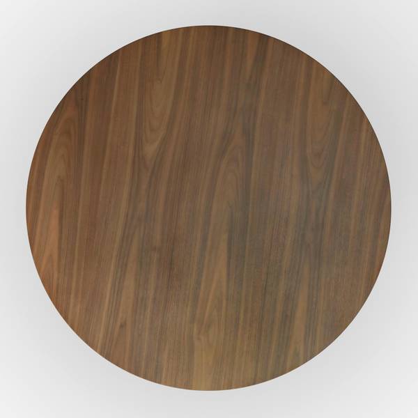 Esstisch RENE Braun - Metall - Holz teilmassiv - 120 x 76 x 120 cm