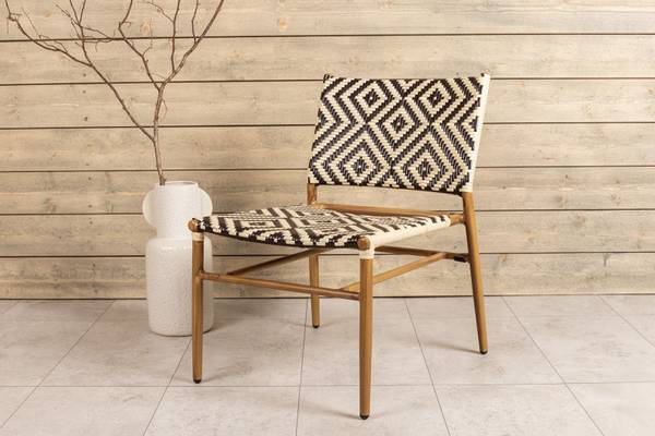 Fauteuil de jardin Calapan Marron - Bois massif - 57 x 77 x 69 cm