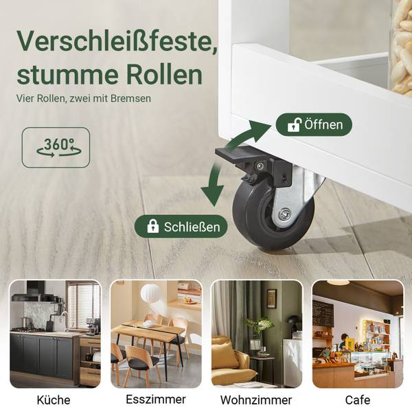 Chariot de Service FKW75-WN Blanc