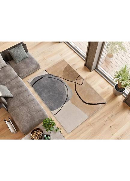 Kurzflorteppich LESSIA 80 x 150 cm