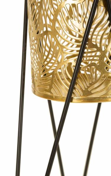 Bloempot Drak 2Er Set goud - metaal - 20 x 46 x 21 cm