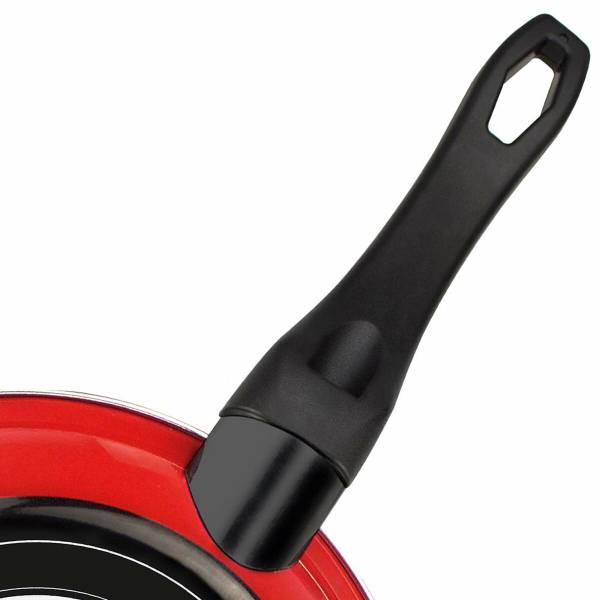 Bratpfanne Optimax Rot - Metall - 37 x 22 x 8 cm