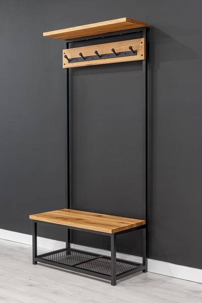 Loftartiger Frame-Garderobenständer Breite: 90 cm