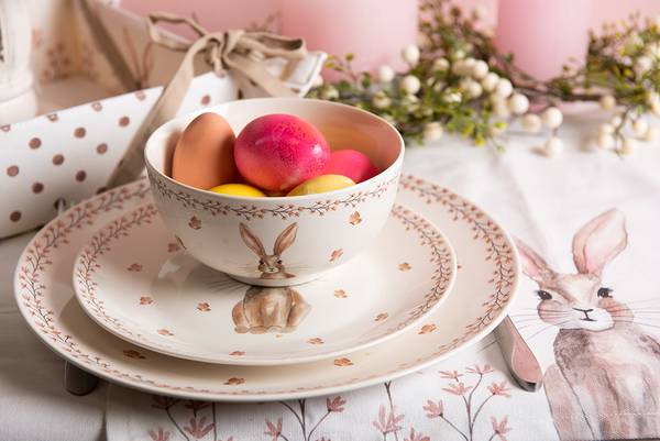 Suppenschale Ida&Bowl Beige - Porzellan - 14 x 7 x 14 cm