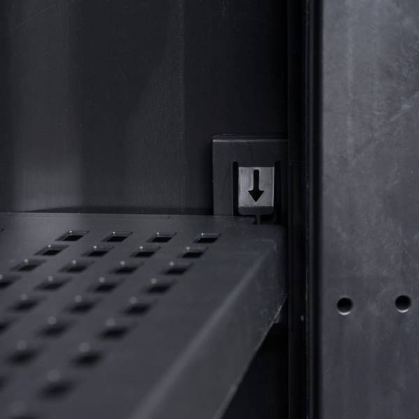 Armoire de jardin 295296-2 Gris - Polypropylène - 38 x 171 x 97 cm