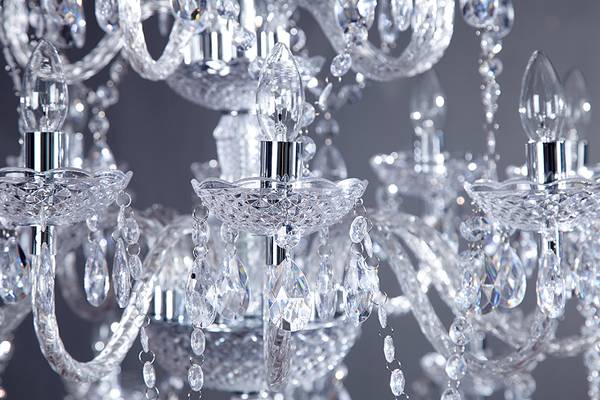 Kronleuchter CRYSTAL XXL Acrylglas - 120 x 110 x 120 cm