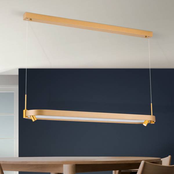 Suspension GRACE Doré - Métal - 22 x 4 x 112 cm