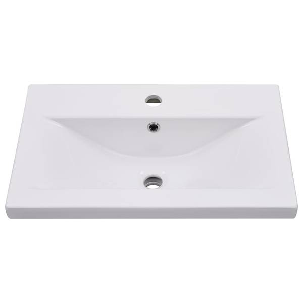 Badezimmermöbel-Set 3007834 (3-teilig) Weiß - Holzwerkstoff - 60 x 45 x 38 cm