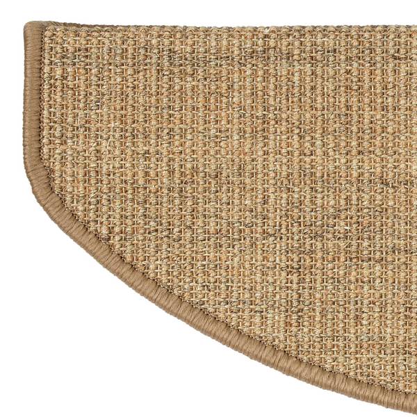 Sisal-Stufenmatte Pure Nature Beige - Naturfaser - 24 x 1 x 65 cm