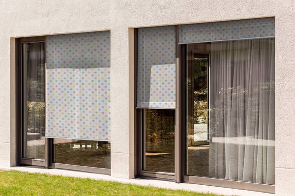 Außenrollo Punctum Luminous Textil - 40 x 180 x 1 cm