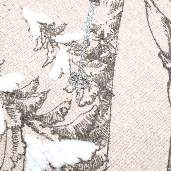 Kissen  ZIBRA 366 Grau - Textil - 45 x 1 x 1 cm