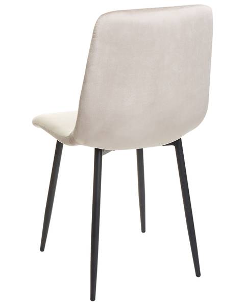 Stuhl HAVRE 4-tlg Beige - Schwarz