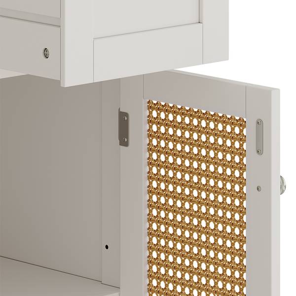 Midischrank Rosario 40413 Weiß - Holzwerkstoff - 32 x 87 x 30 cm