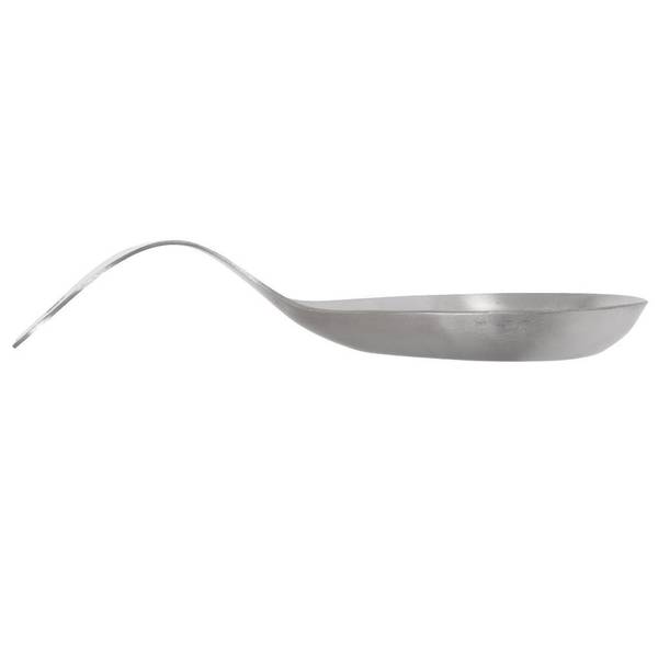 Löffelablage Silber - Edelstahl - 10 x 5 x 24 cm