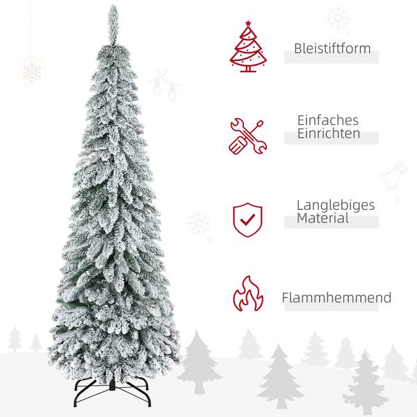 Weihnachtsbaum 830-726V01GN Grün - Kunststoff - 74 x 180 x 74 cm
