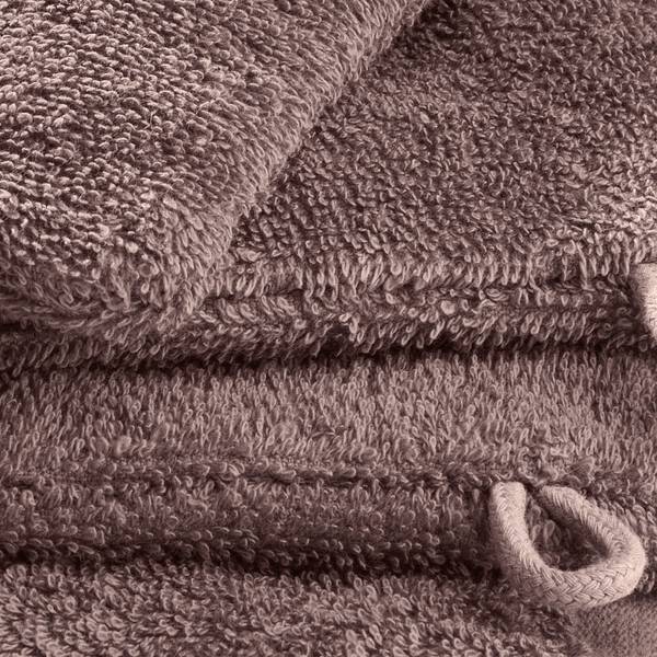 Waschhandschuh 4er-Pack 117442 Braun