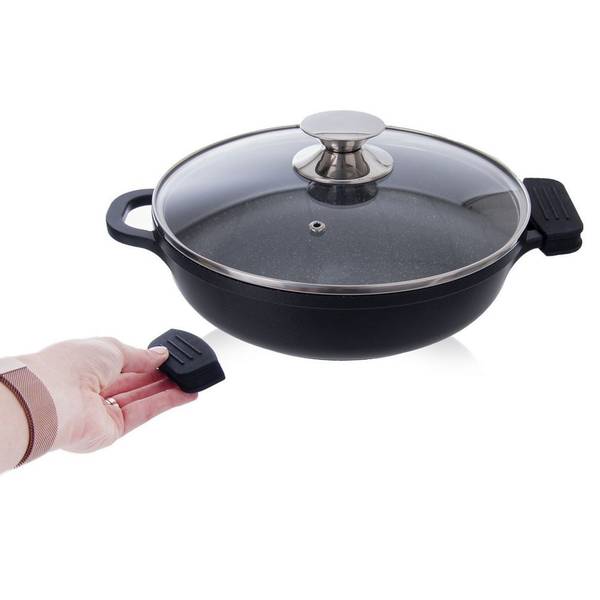 Topfgriffschutz 2er Set 152186 Schwarz - Silikon - 4 x 2 x 9 cm