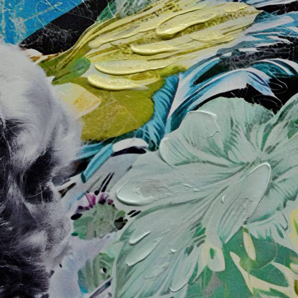 Aludruck "Hommage an Marilyn Monroe" Aluminium - 50 x 50 x 1 cm