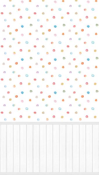 Wallpanel Kinderzimmertapete Grau - Fleece - 159 x 280 x 1 cm