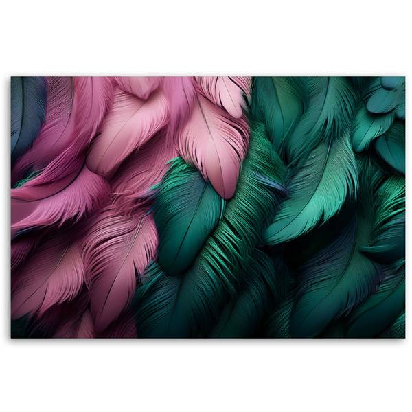 Wandbild federn 60 x 40 cm