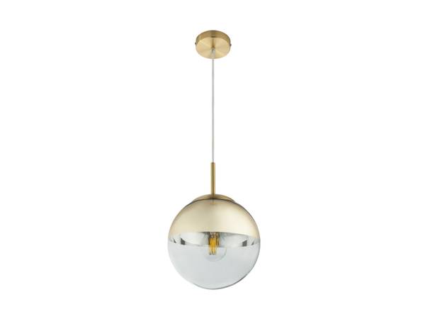 Kleine Pendelleuchte Gold Glas, Ø20cm Gold