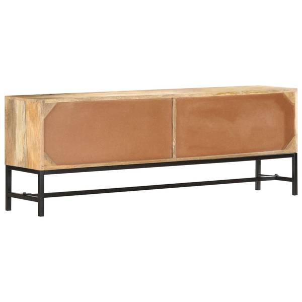 TV-Schrank D519 Braun - Massivholz - 30 x 50 x 140 cm
