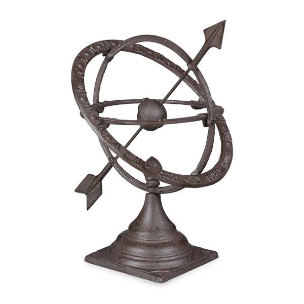 Sonnenuhr Garten M Braun - Gusseisen - 34 x 42 x 32 cm