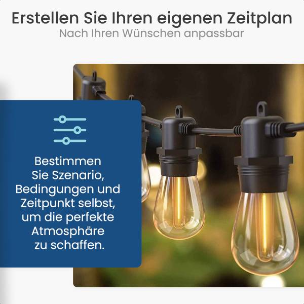 LED-Lichterkette Maxi Tiefe: 1500 cm