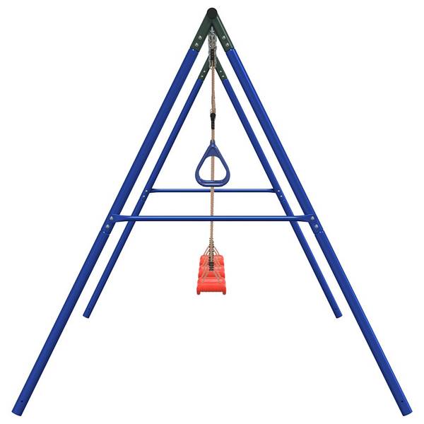 Schaukel 3038413-14 Rot - Stahl - Polyethylen - 185 x 185 x 341 cm