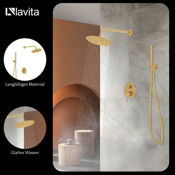 Unterputz-Duschset Orion Gold
