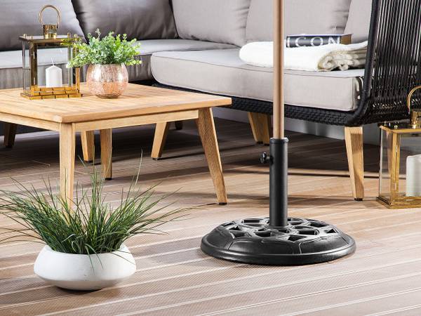 Accessoires de parasol CETO Noir - Céramique - 50 x 37 x 50 cm