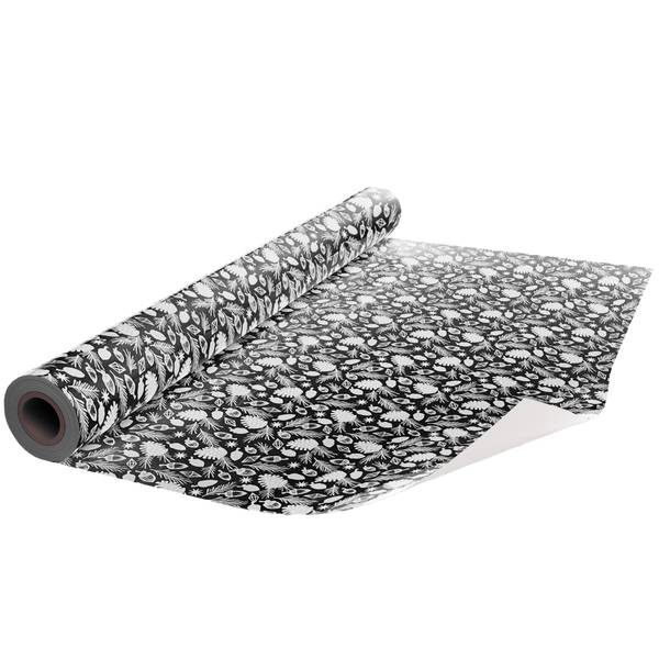 Geschenkpapier PAPERHIT Schwarz - Papier - 57 x 57 x 2500 cm