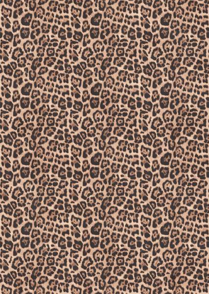 Panorama-Tapete Leopard Braun