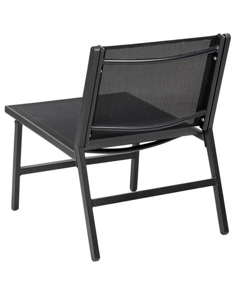 Chaise de jardin MARCEDDI Noir - Nombre de pièces dans le lot : 2