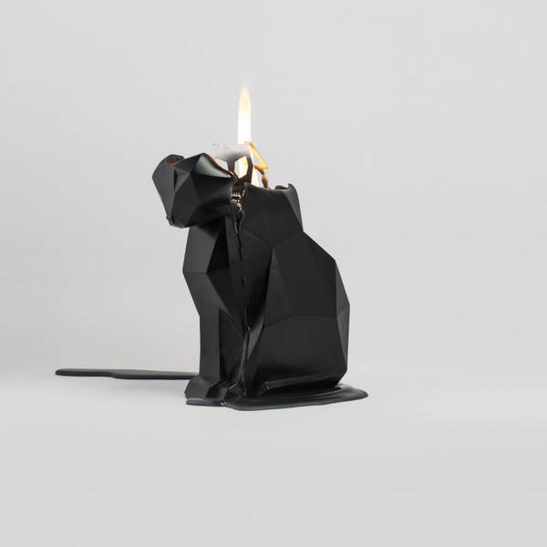 Bougie PyroPet Kisa Noir