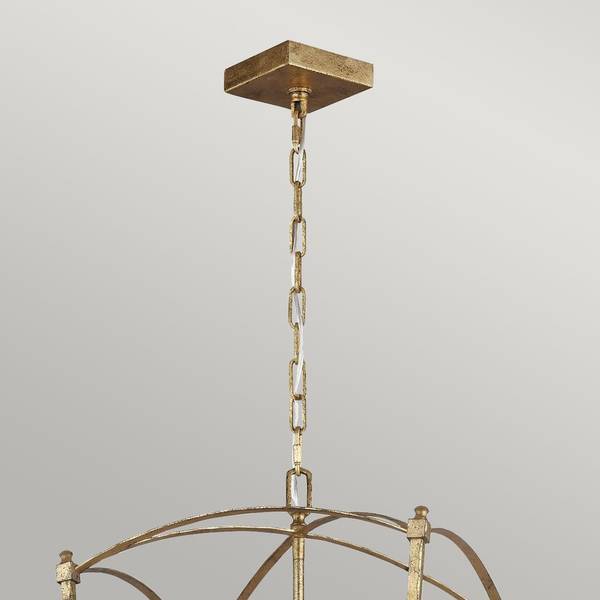 Hängende Laternenlampe Feiss Gold - Metall - 35 x 67 x 35 cm