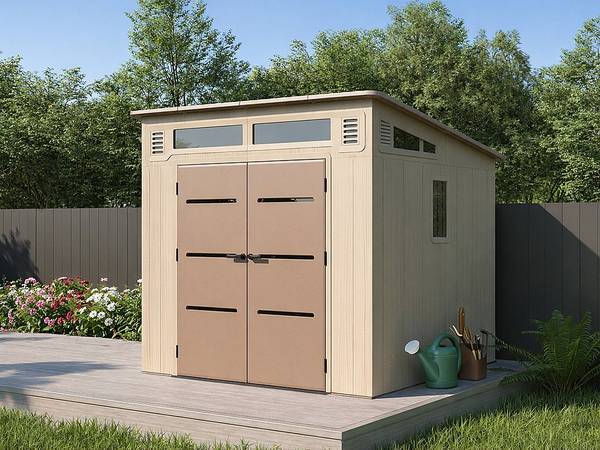 Schrebergartenhaus ANTEVA Beige - Braun