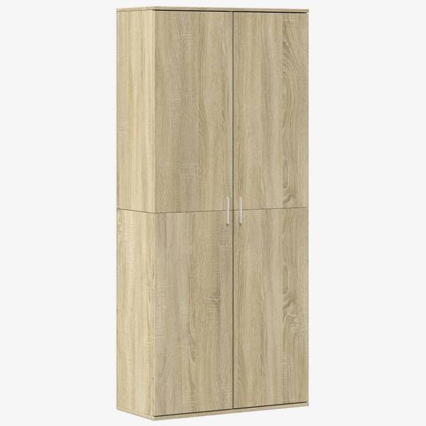 Highboard DE7296 Braun - Holzwerkstoff - 80 x 180 x 35 cm
