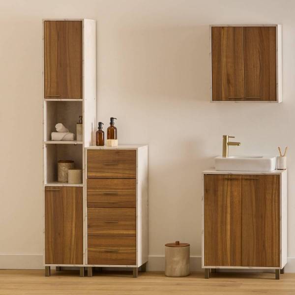 Hängeschrank COME Braun - Holzwerkstoff - 52 x 59 x 20 cm