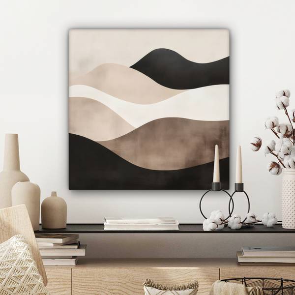 TABLEAU SUR TOILE Abstrait 50 x 50 cm