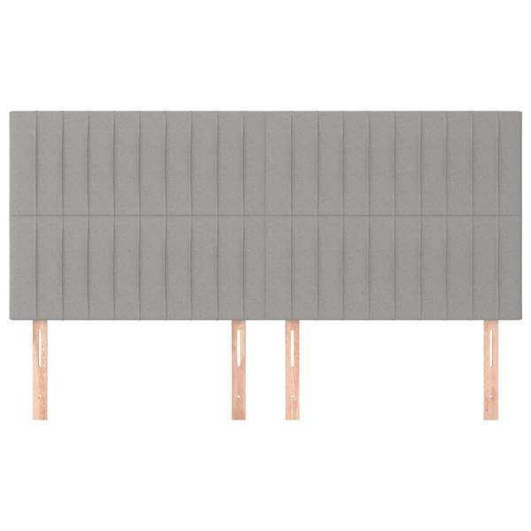 Tête de lit 3015758 Gris - Bois manufacturé - 200 x 128 x 5 cm