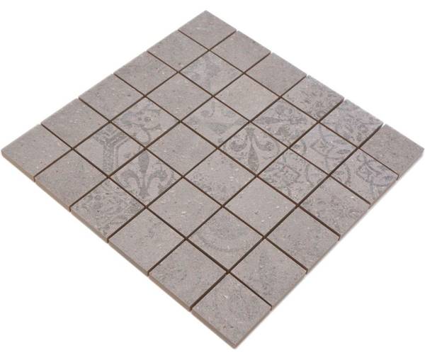 Mosaikfliesen CSB 48BG3 Grau - Keramik - 30 x 30 x 30 cm