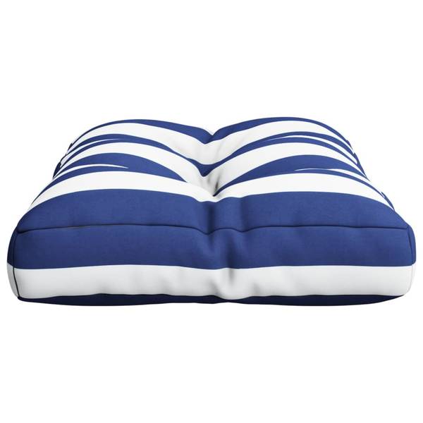 Palettenkissen 3005776-4 Blau - Weiß - Polyester - 40 x 12 x 60 cm