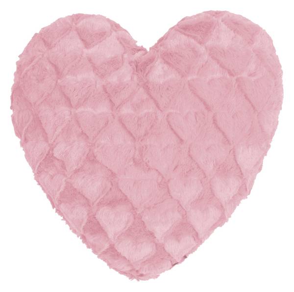 Plüschkissen Herzform Fluffy hearts Herz Hellrosa