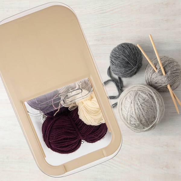 Aufbewahrungsbehälter 154051 Beige - Durchsichtig