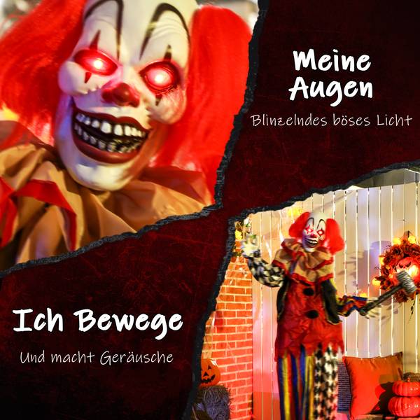 Halloween Dekoration 84J-102V00RD Metall - 18 x 173 x 90 cm